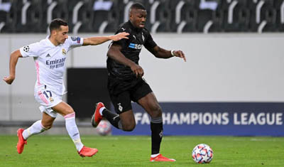  Madrid Nyaris Terkapar, Tahan Borussia Moenchengladbach 2-2